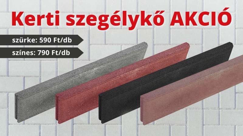 Keretezd be álmaid kertjét! – szegélykő AKCIÓ