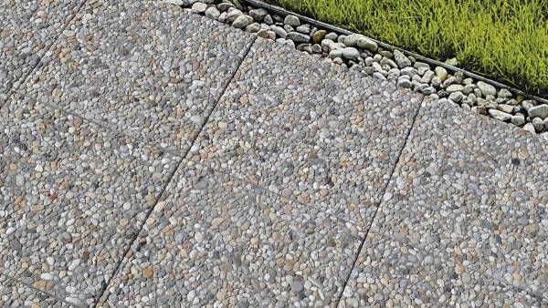 Semmelrock Picola Party mosott kavicsos járólap 40x40x3,8 vegyes kavics