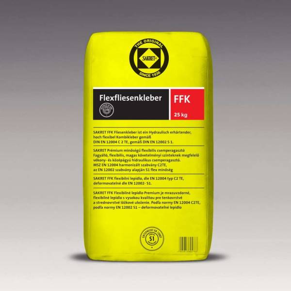 Sakret FFK emelt minőségű, flexibilis csemperagasztó - 25 kg