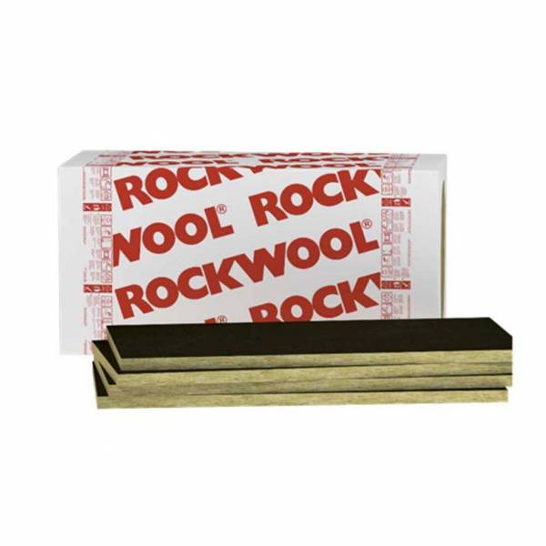Rockwool Fixrock FB1 1000x600x80 mm szerelt, hátul szellőztetett légréteges lemez, fekete üvegfátyol kasírozással