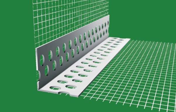 BaloBau ECO hálós PVC élvédő - 10 x 10 cm - 2,5 fm/db