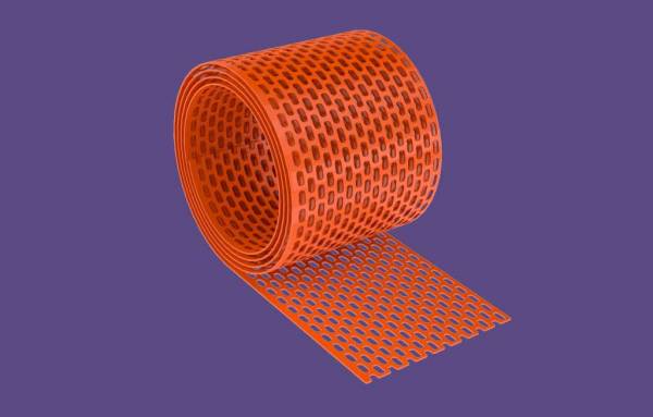 BaloBau PVC szellőzőszalag - 10 cm x 5 m - téglavörös
