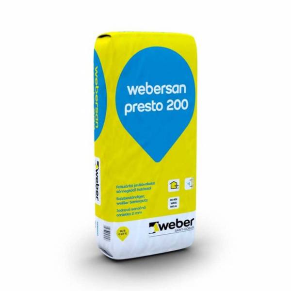 Weber weber.san presto 200 - fehér javítóvakolat