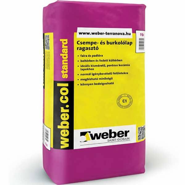 Weber weber.col standard - csempe- és burkolólap ragasztó (CIT)