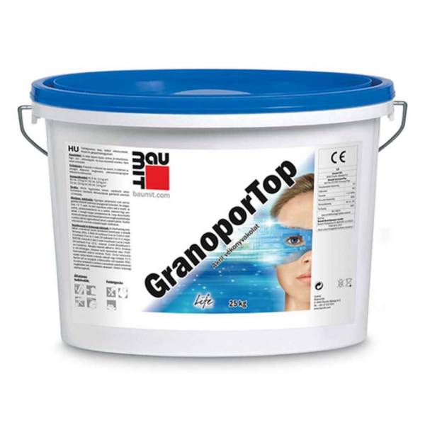 Baumit GranoporTop vékonyvakolat - fehér színcsoport - 25kg