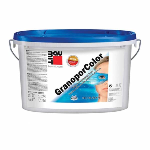 Baumit GranoporColor homlokzati festék - 14 kg - II. színkategória