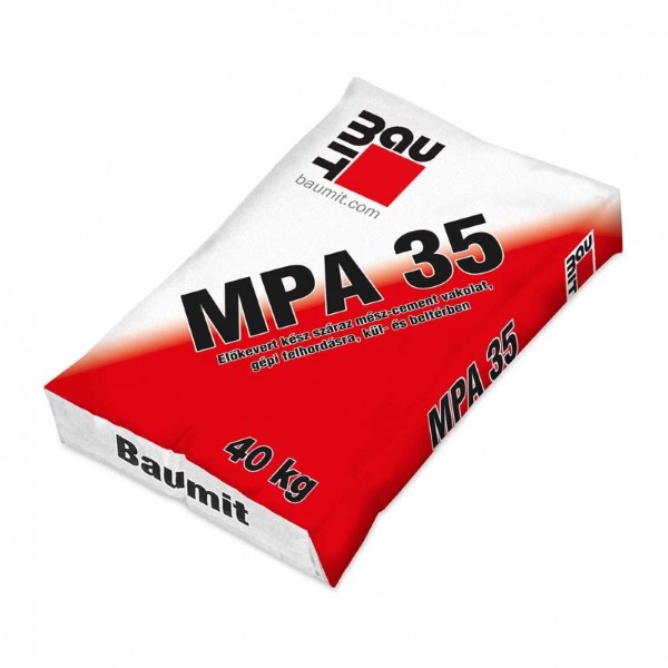 Baumit MPA 35 mész-cement gépi vakolat - 40 kg