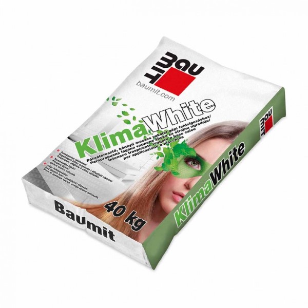 Baumit KlimaWhite páraáteresztő meszes könnyűvakolat - 40 kg