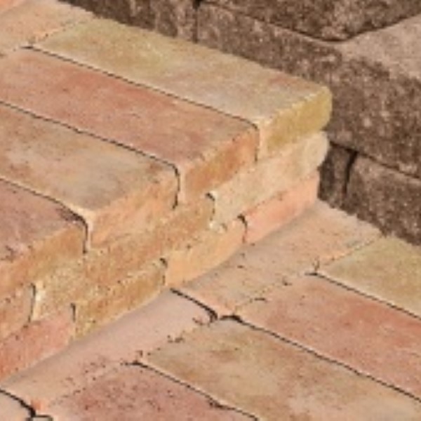 Barabás Téglakő lépcsőelem 96x36x15 cm - Sárga-piros