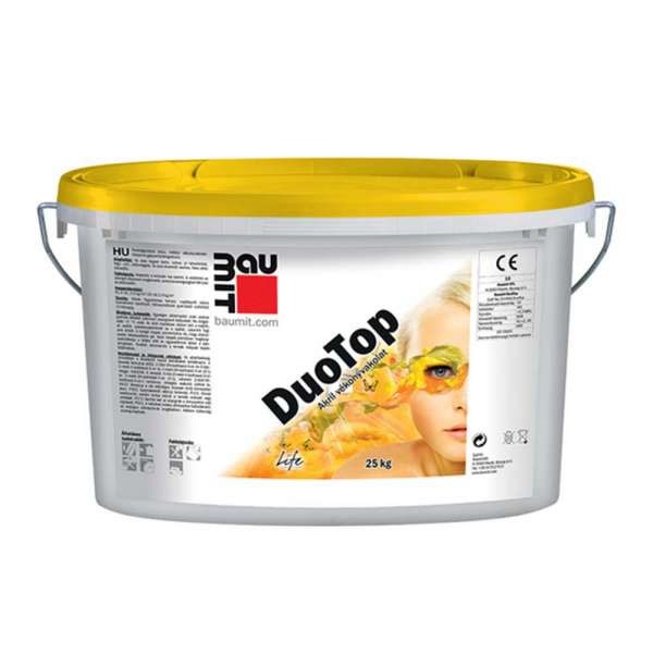 Baumit DuoTop 1,5K akril vékonyvakolat 25 kg - III.színcsoport