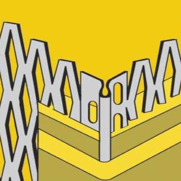 BaloBau Kültéri sarokprofil bevakolható éllel - 3 fm/db