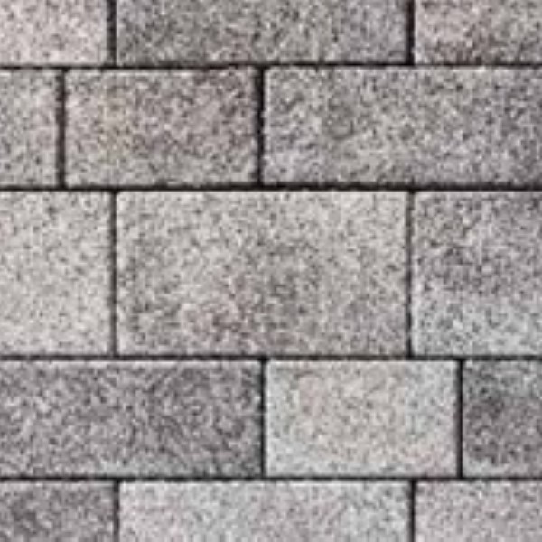 Leier Patria térkő 7 cm - Jégszürke satírozott