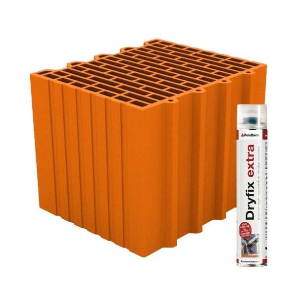 Porotherm Rapid + Dryfix 30 N+F neo tégla