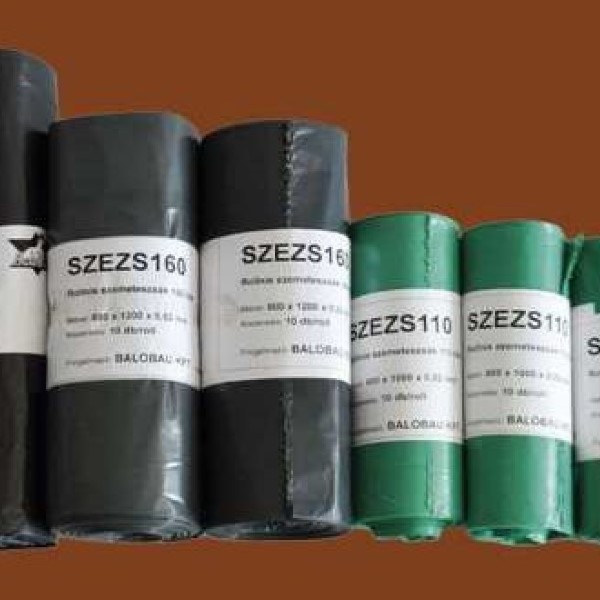 BaloBau Rolnis szemeteszsák 60 liter - 600 x 700 x 0,02 mm - 10 db/rol