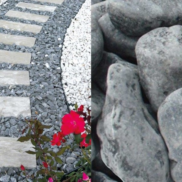 Semmelrock kerti díszkavics 25kg - Szürke