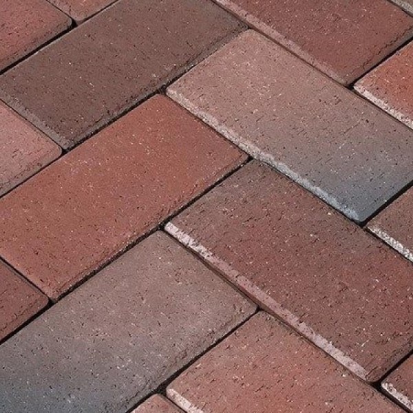 Semmelrock Penter Rotblaubunt 20x10x5,2 cm Piros-kék tarka, érdes
