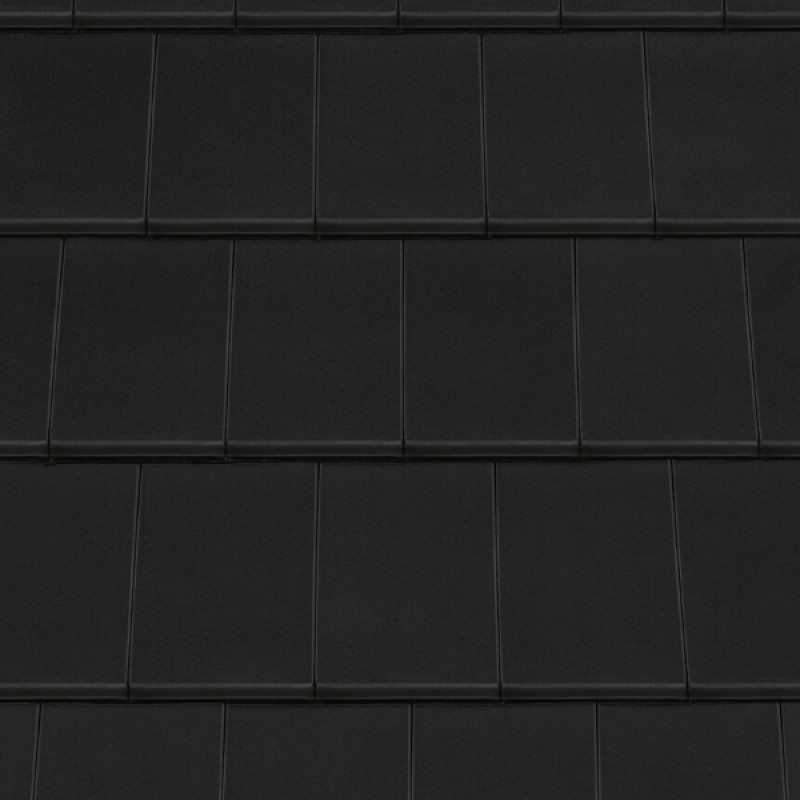 SwissporTON (Creaton) Simpla alapcserép - Fekete matt engóbozott - Nuance