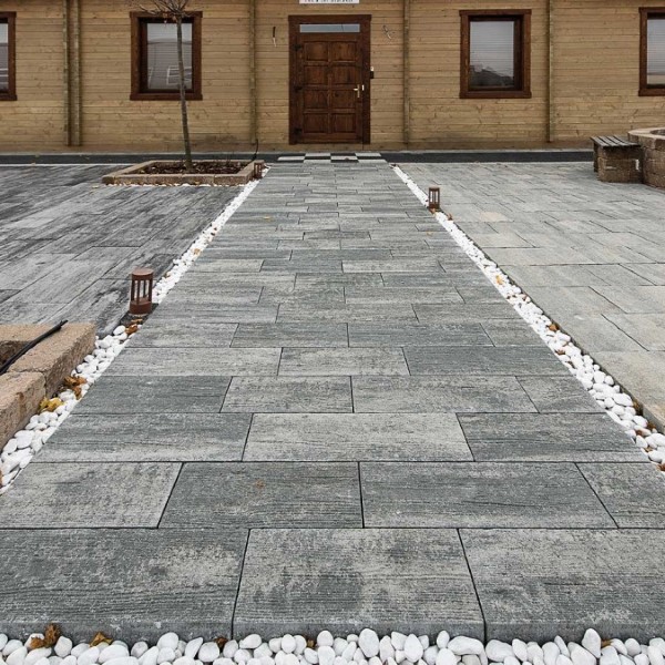 Viastein Via Holz térkő - 8 cm (faerezet felület, Color & Clean Protect védelemmel)