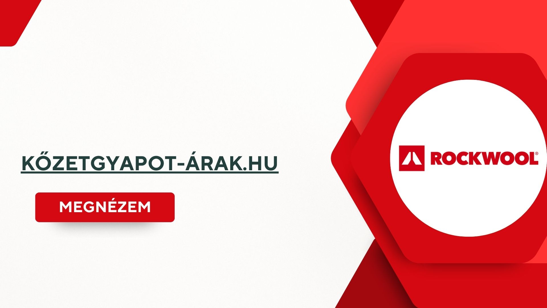 Rockwool kőzetgyapot termékek webáruháza